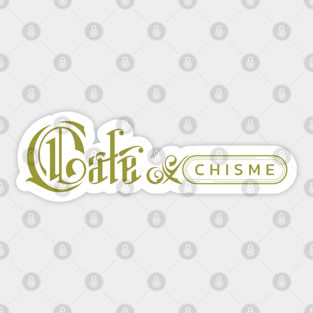 Cafe y chisme Sticker by vjvgraphiks